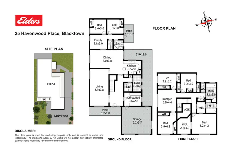 Floorplan of Homely house listing, 25 Havenwood Place, Blacktown NSW 2148