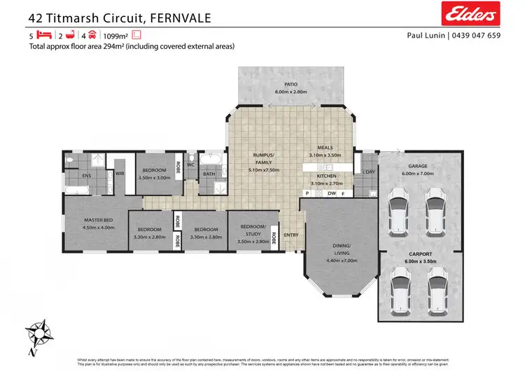 Floorplan of Homely house listing, 42 Titmarsh Circuit, Fernvale QLD 4306