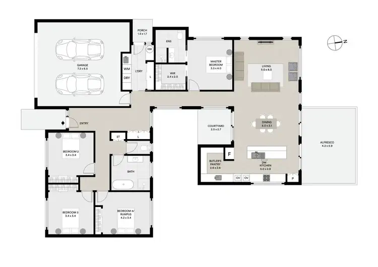 Floorplan of Homely house listing, 43 Wivell Street, Legana TAS 7277
