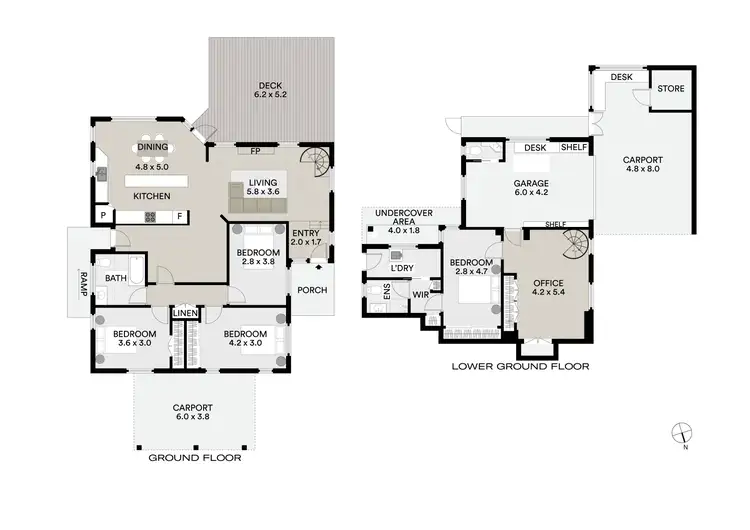 Floorplan of Homely house listing, 33 Dandenong Road, Trevallyn TAS 7250