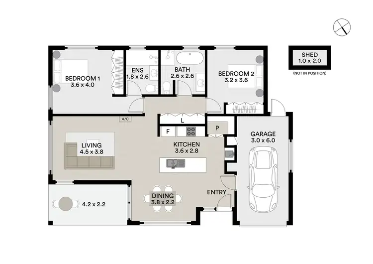 Floorplan of Homely house listing, 5/15 Monastery Court, Longford TAS 7301