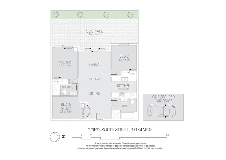 Floorplan of Homely apartment listing, 2/51 - 53 South Street, Rydalmere NSW 2116