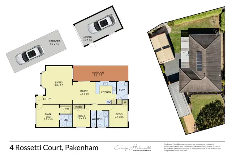 Floorplan of Homely house listing, 4 Rossetti Court, Pakenham VIC 3810