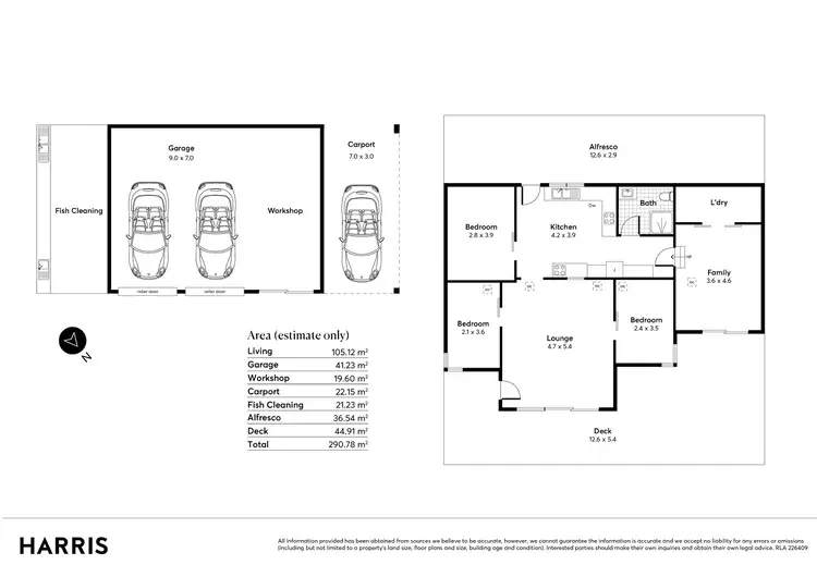 Floorplan of Homely house listing, 6 Ivy Place, Port Hughes SA 5558