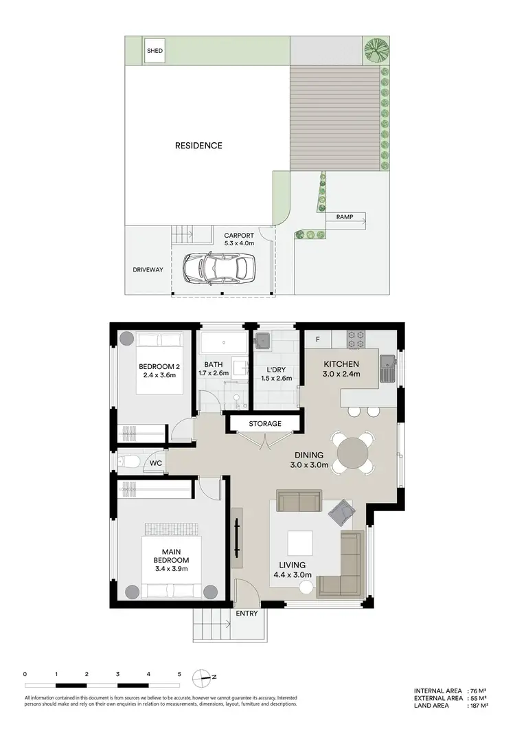 Floorplan of Homely townhouse listing, 2/4A Byron Street, Wyong NSW 2259