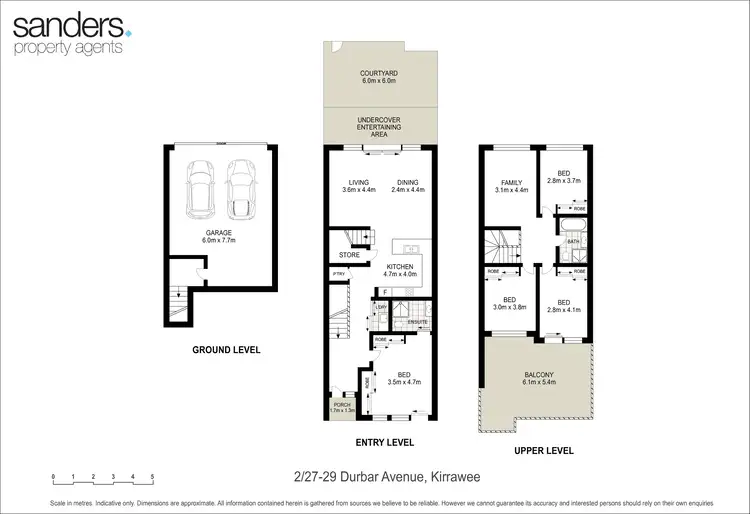Floorplan of Homely townhouse listing, 2/27-29 Durbar Avenue, Kirrawee NSW 2232