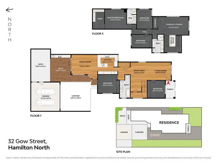Floorplan of Homely house listing, 32 Gow Street, Hamilton North NSW 2292