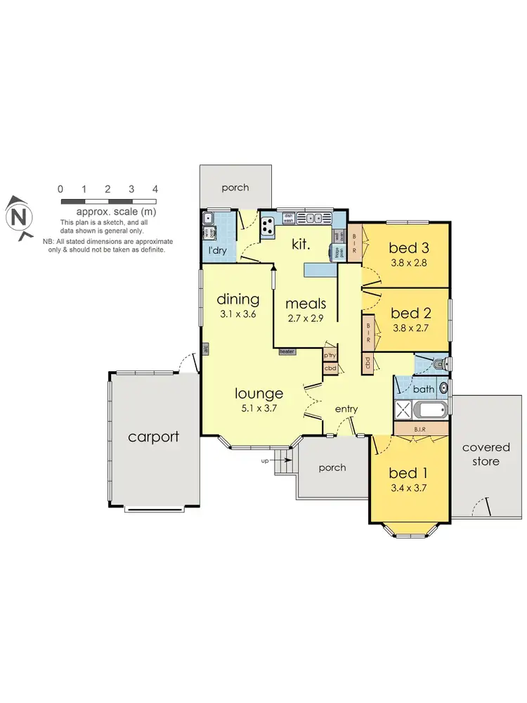 Floorplan of Homely house listing, 52 Melview Drive, Ringwood North VIC 3134