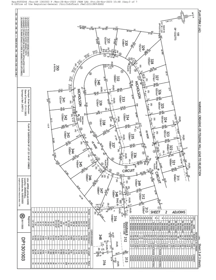 Floorplan of Homely land listing, 39 Nicholson Circuit, Crookwell NSW 2583