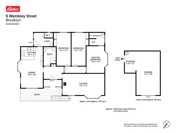 Floorplan of Homely house listing, 9 Wembley Street, Brooklyn TAS 7320
