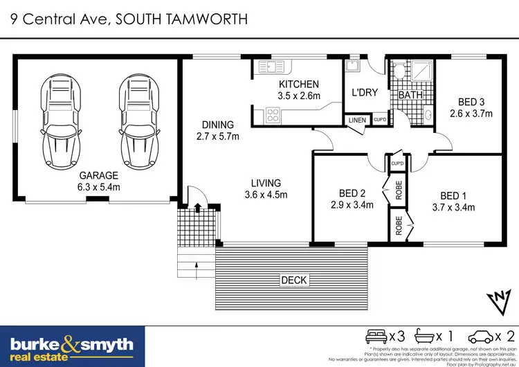 Floorplan of Homely house listing, 9 Central Avenue, Tamworth NSW 2340