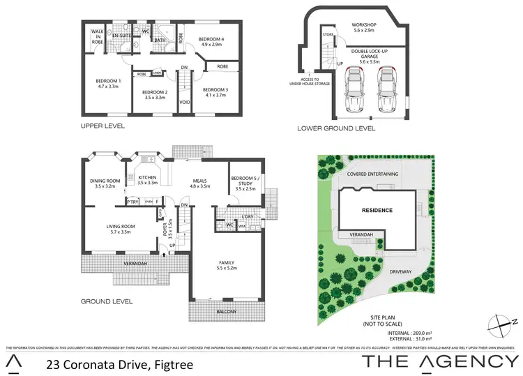 Floorplan of Homely house listing, 23 Coronata Drive, Figtree NSW 2525