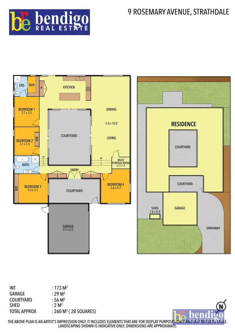 Floorplan of Homely house listing, 9 Rosemary Avenue, Strathdale VIC 3550
