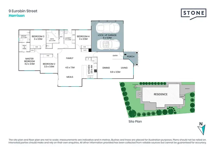 Floorplan of Homely house listing, 9 Eurobin Street, Harrison ACT 2914