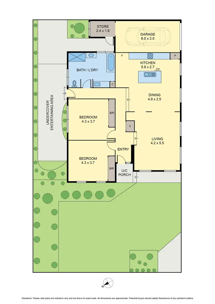 Floorplan of Homely unit listing, 1/24 Kennedy Street, Keilor VIC 3036