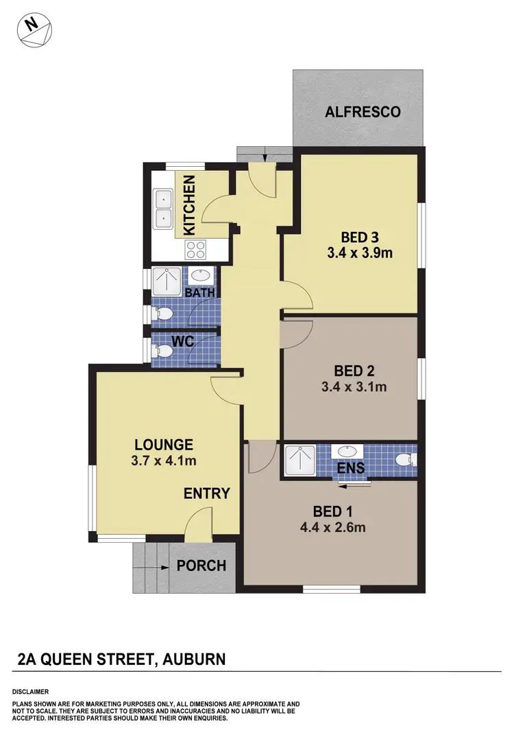 Floorplan of Homely house listing, 2A Queen Street, Auburn NSW 2144