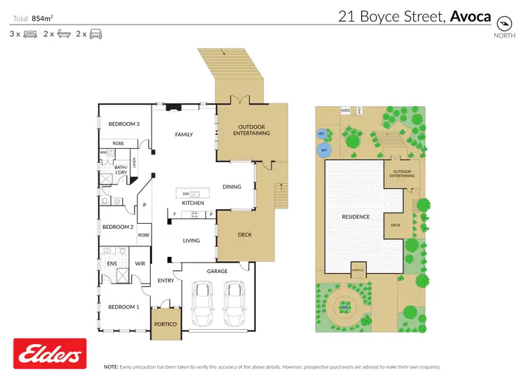 Floorplan of Homely house listing, 21 Boyce Street, Avoca VIC 3467