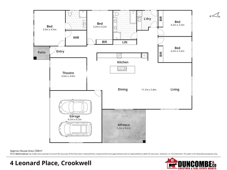 Floorplan of Homely house listing, 4 Leonard Place, Crookwell NSW 2583