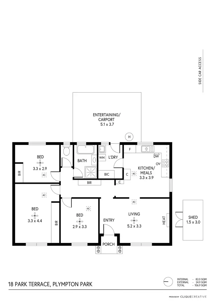 Floorplan of Homely house listing, 18 Park Terrace, Plympton Park SA 5038