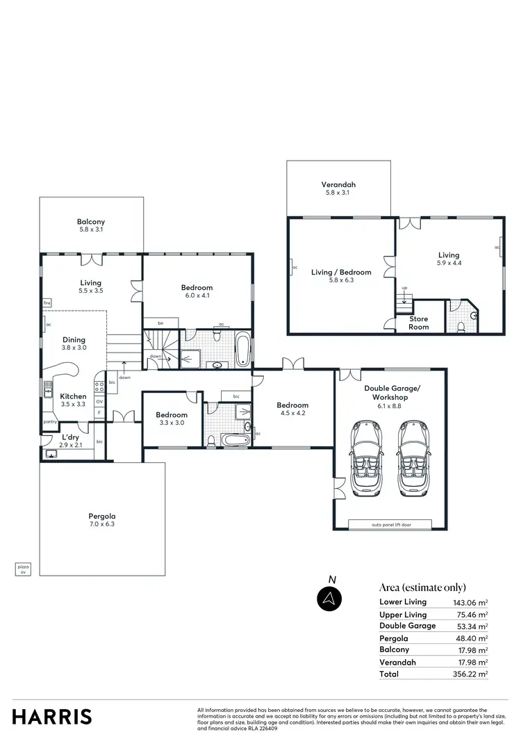 Floorplan of Homely house listing, 6 Waverley Ridge Road, Stirling SA 5152