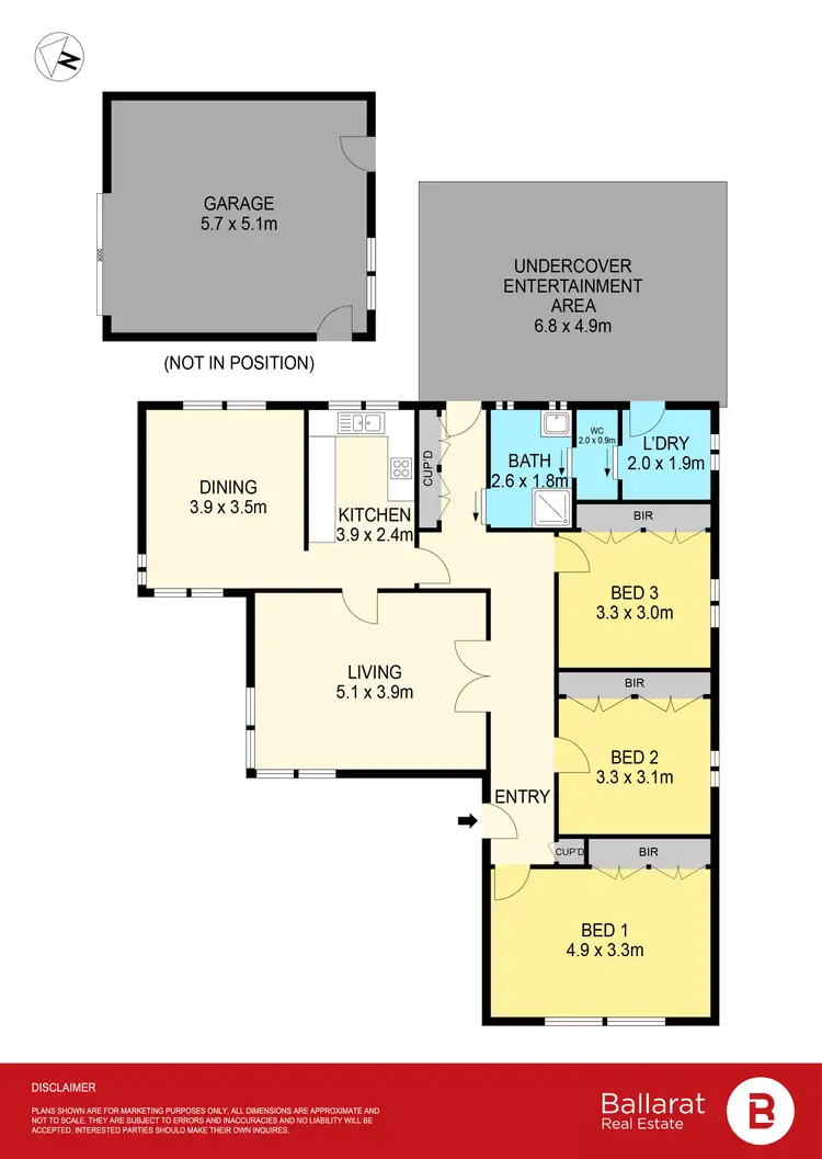 Floorplan of Homely house listing, 205 Main Road, Golden Point VIC 3350