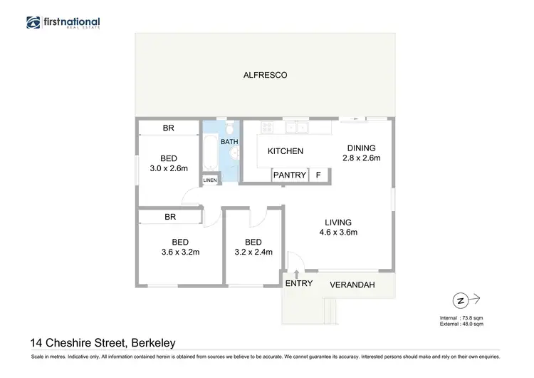 Floorplan of Homely house listing, 14 Cheshire Street, Berkeley NSW 2506