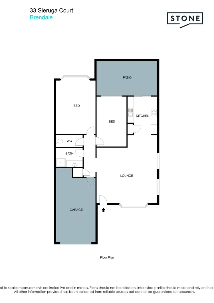 Floorplan of Homely unit listing, 33 Sieruga Court, Brendale QLD 4500