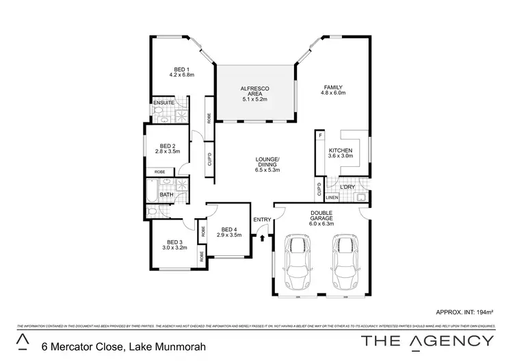 Floorplan of Homely house listing, 6 Mercator Close, Lake Munmorah NSW 2259