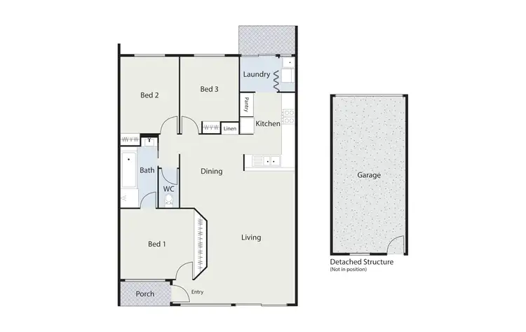 Floorplan of Homely townhouse listing, 7/32 Fullerton Crescent, Richardson ACT 2905