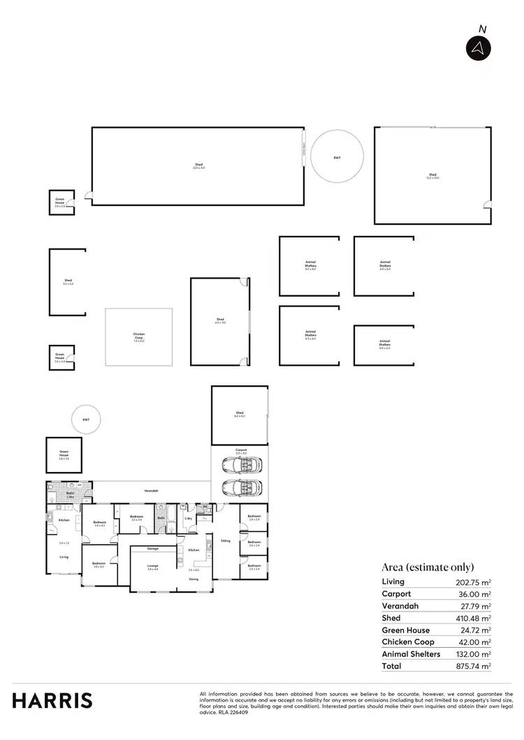 Floorplan of Homely house listing, 334 Minlacowie Road, Minlaton SA 5575