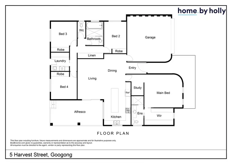 Floorplan of Homely house listing, 5 Harvest Street, Googong NSW 2620