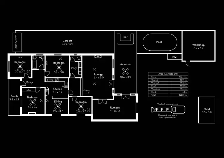Floorplan of Homely house listing, 16 Warwick Street, Largs North SA 5016