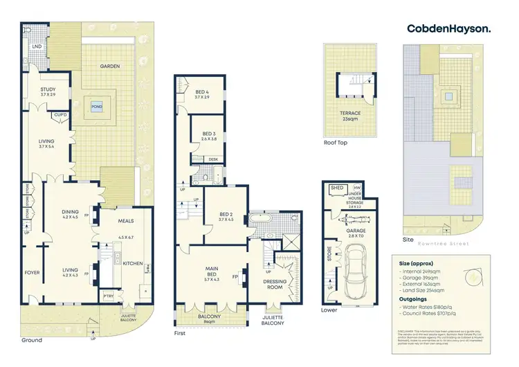 Floorplan of Homely house listing, 106 Rowntree Street, Birchgrove NSW 2041