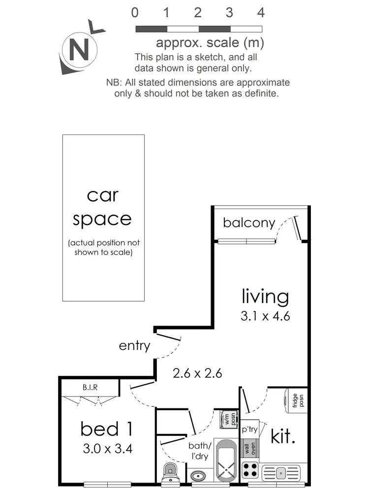 Floorplan of Homely apartment listing, 10/2 Lennon Street, Parkville VIC 3052