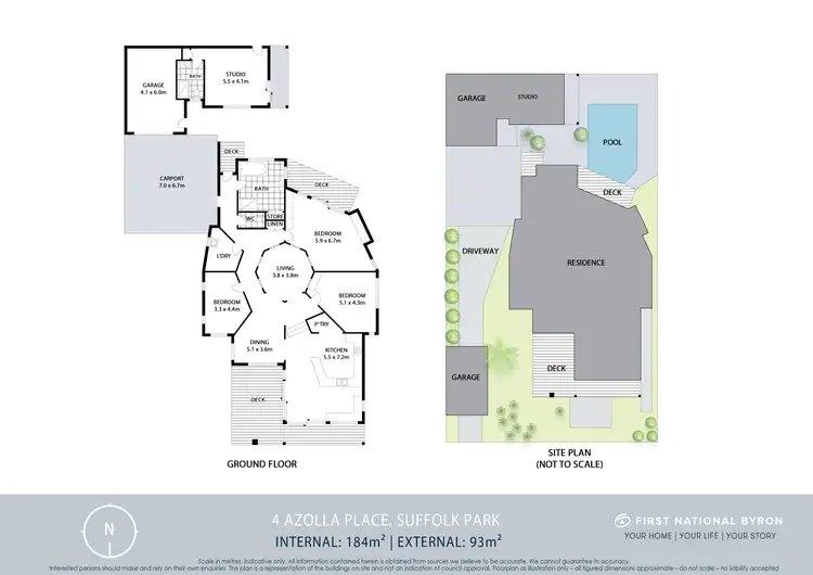 Floorplan of Homely house listing, 4 Azolla Place, Suffolk Park NSW 2481