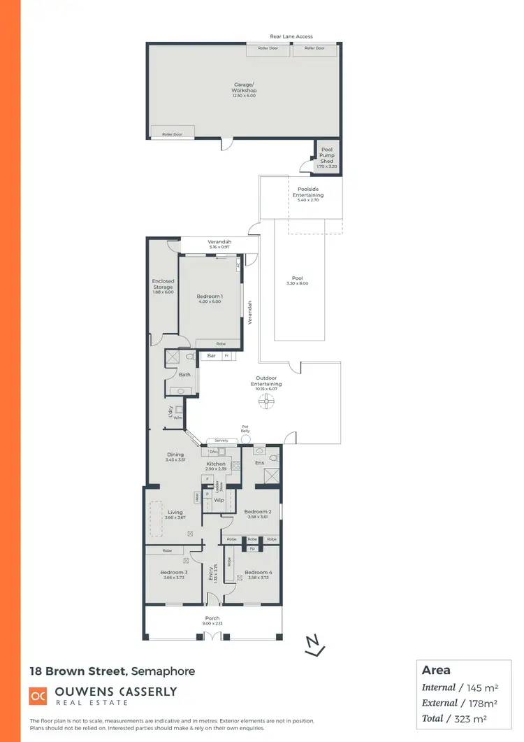 Floorplan of Homely house listing, 18 Brown Street, Semaphore SA 5019