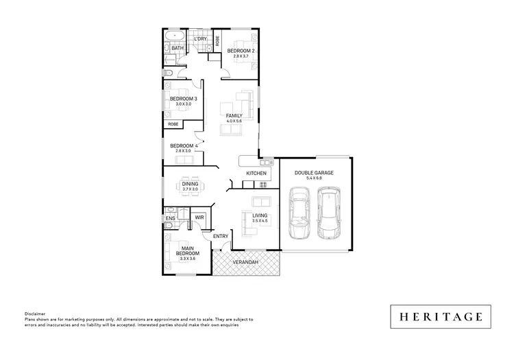 Floorplan of Homely house listing, 4 Roma Place, Woongarrah NSW 2259