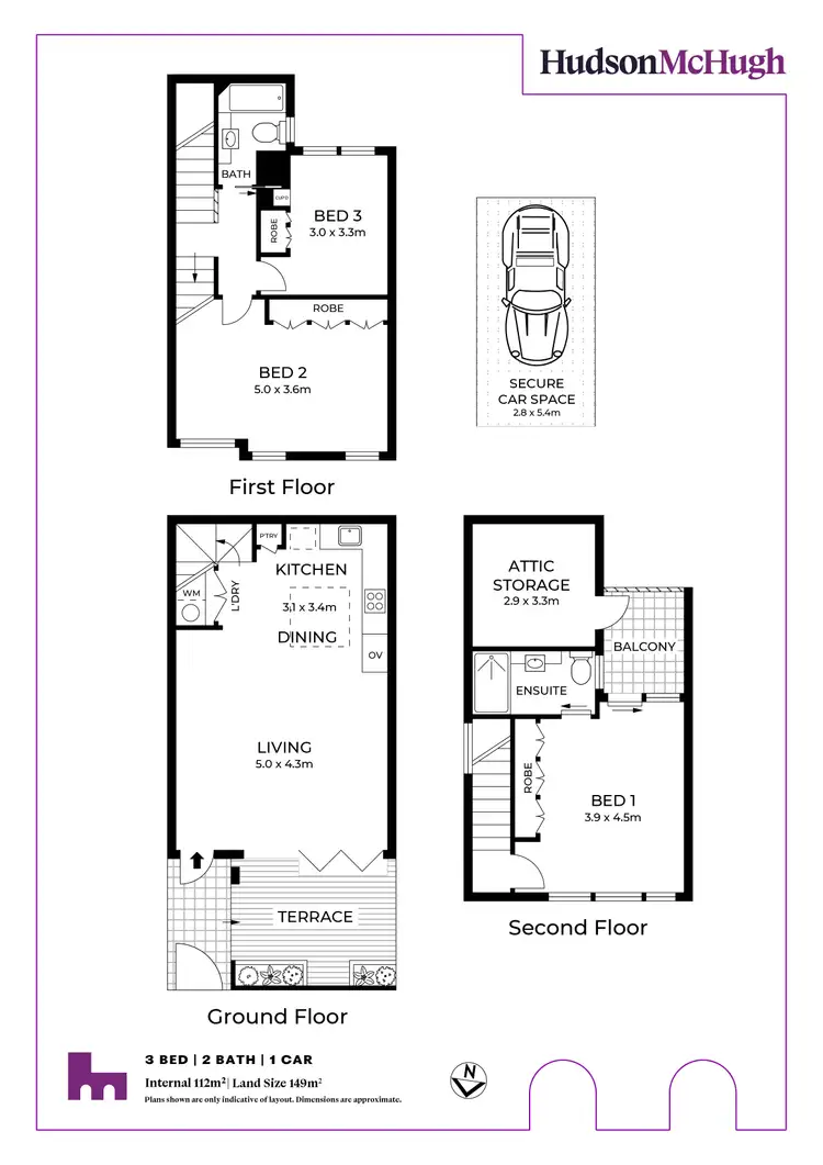 Floorplan of Homely townhouse listing, 6/61-63 Flood Street, Leichhardt NSW 2040