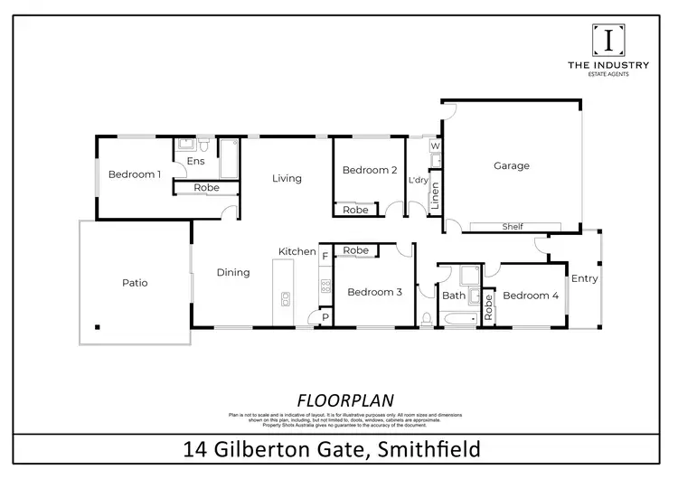 Floorplan of Homely house listing, 14 Gilberton Gate, Smithfield QLD 4878