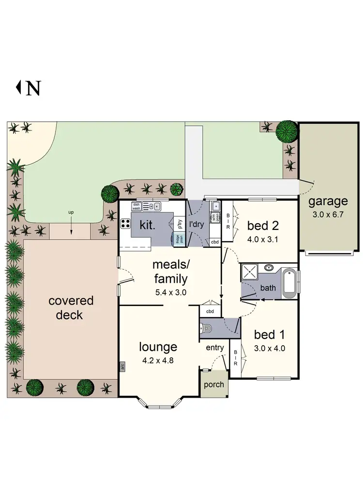 Floorplan of Homely unit listing, 3/2 Rangeview Road, Boronia VIC 3155
