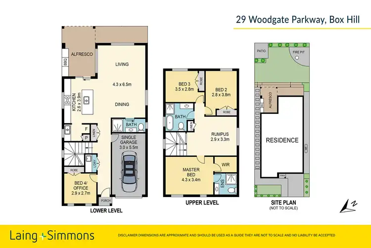 Floorplan of Homely house listing, 29 Woodgate Parkway, Box Hill NSW 2765