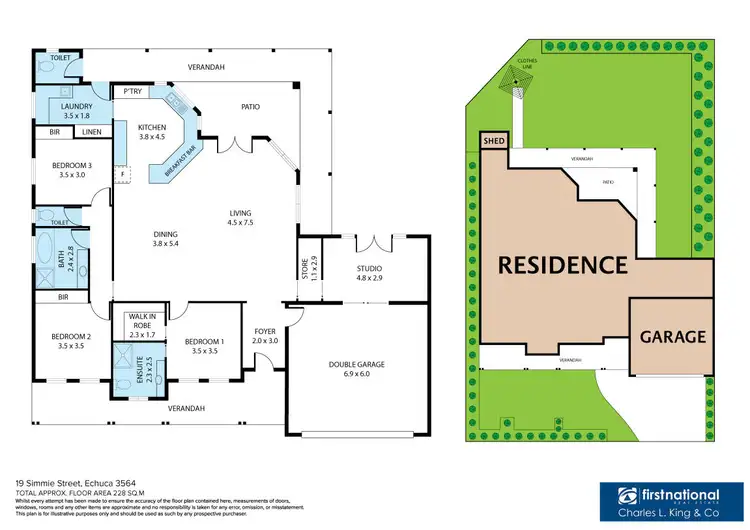 Floorplan of Homely house listing, 19 Simms Street, Moama NSW 2731