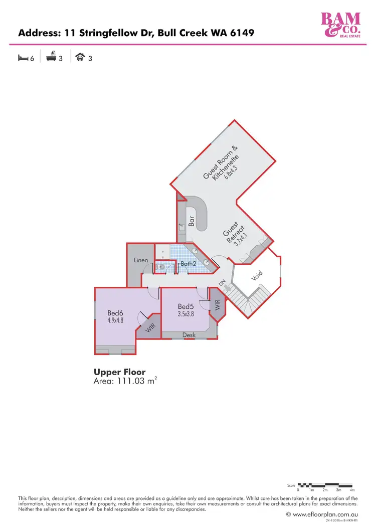Floorplan of Homely house listing, 11 Stringfellow Drive, Bull Creek WA 6149