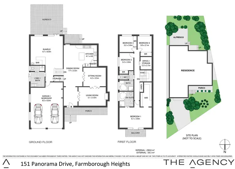 Floorplan of Homely house listing, 151 Panorama Drive, Farmborough Heights NSW 2526