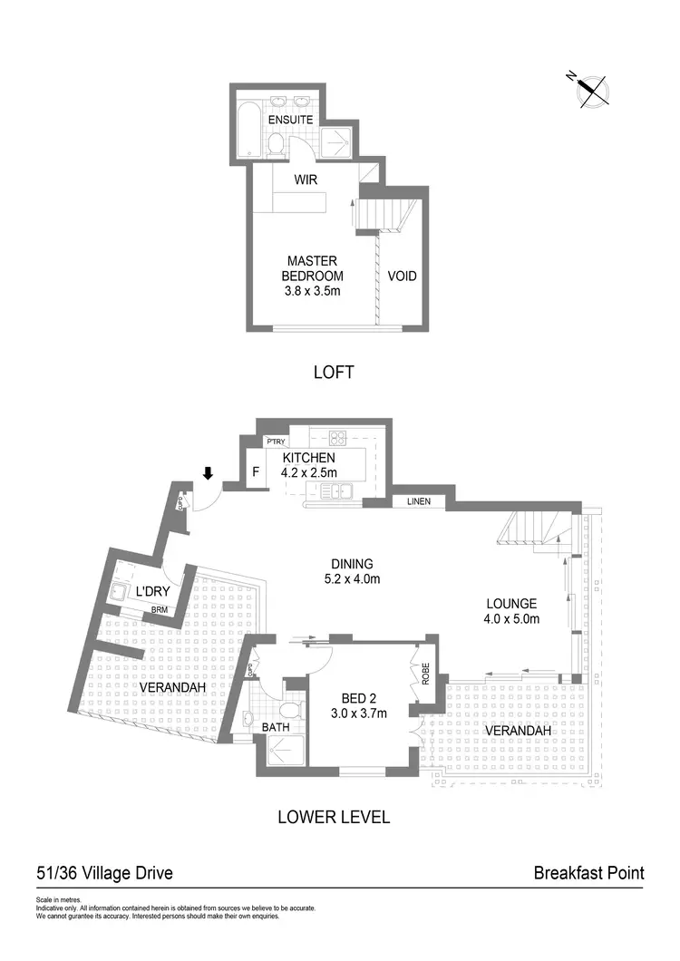 Floorplan of Homely apartment listing, 51/36 Village Drive, Breakfast Point NSW 2137