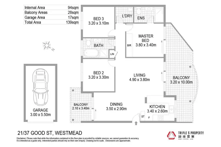 Floorplan of Homely apartment listing, 21/37 Good Street, Westmead NSW 2145