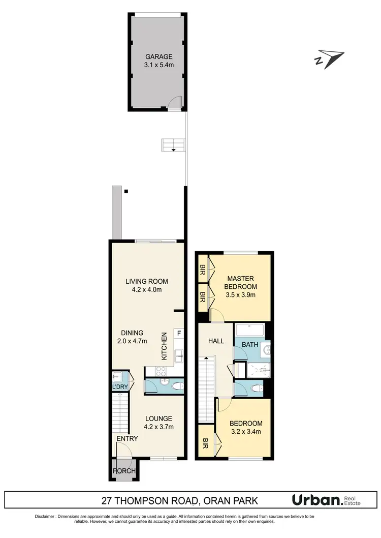 Floorplan of Homely house listing, 27 Thompson Road, Oran Park NSW 2570