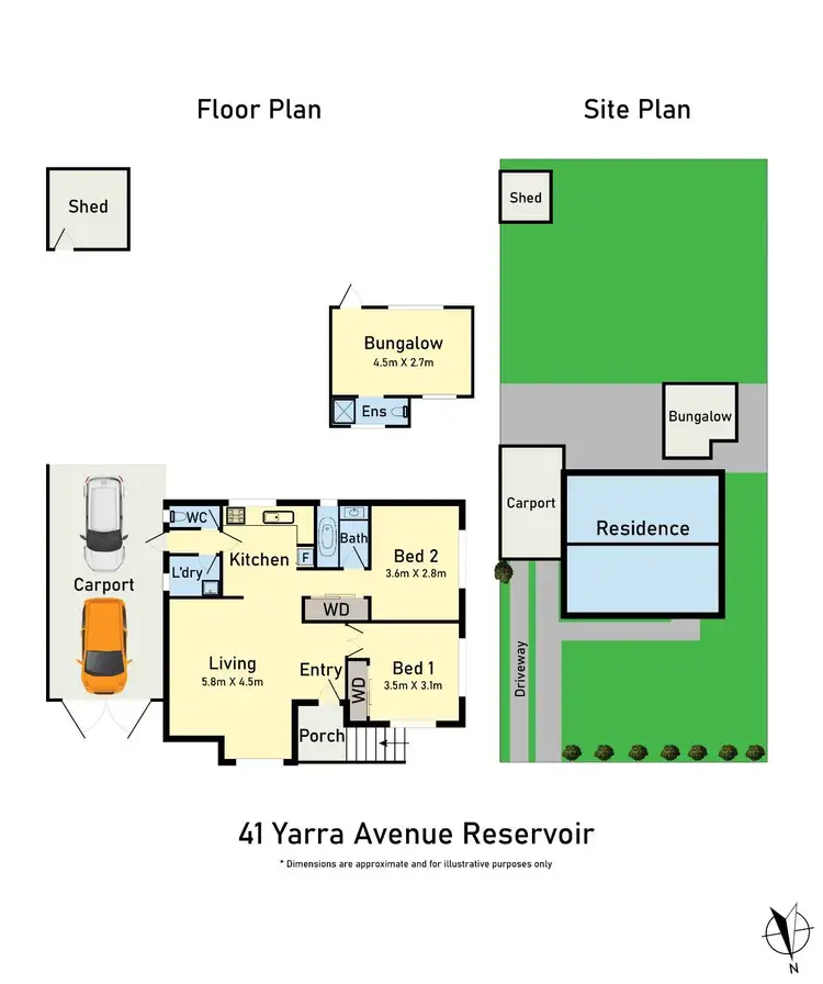 Floorplan of Homely house listing, 41 Yarra Avenue, Reservoir VIC 3073