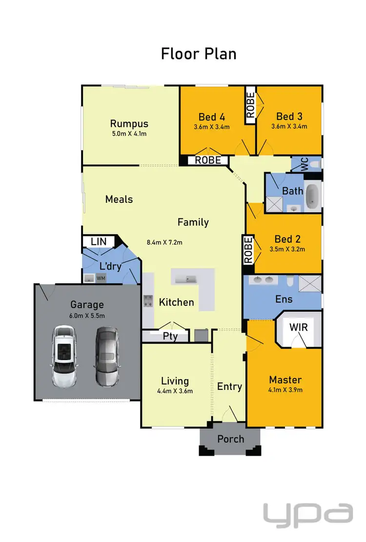 Floorplan of Homely house listing, 17 Lauderdale Drive, Craigieburn VIC 3064