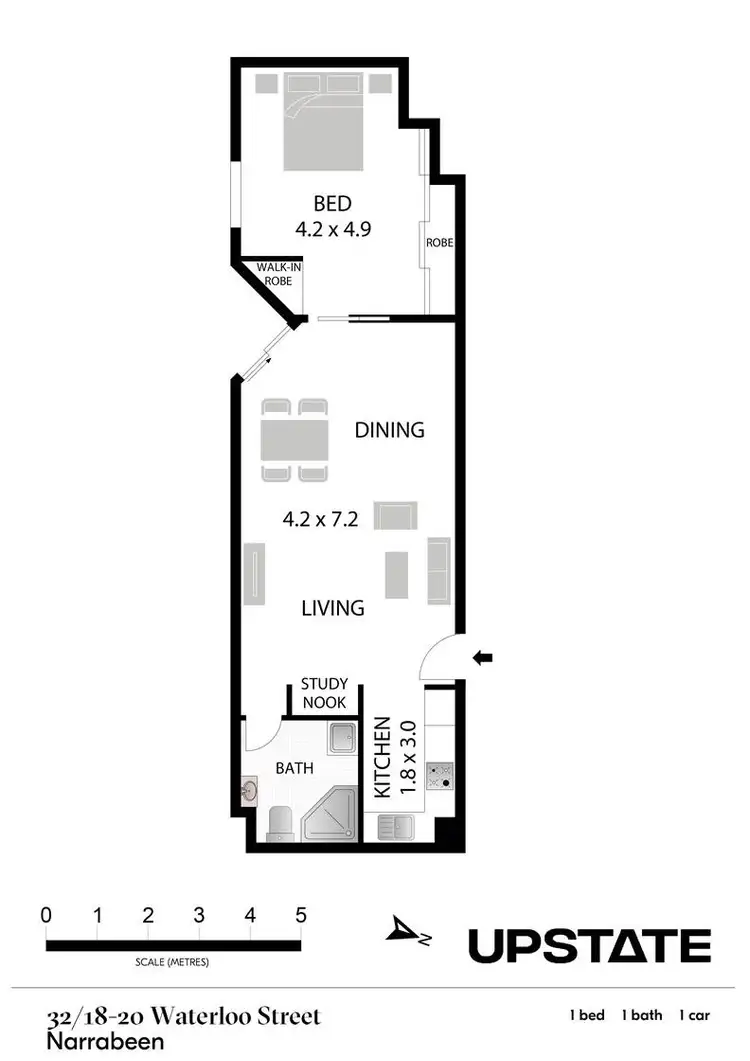 Floorplan of Homely apartment listing, 32/18-20 Waterloo Street, Narrabeen NSW 2101